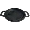KOCIOŁEK ŻELIWNY MYŚLIWSKI 10L Z PATELNIĄ GRILL 2 W 1 KINGHOFF KH-1734