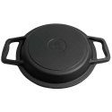 KOCIOŁEK ŻELIWNY MYŚLIWSKI 10L Z PATELNIĄ GRILL 2 W 1 KINGHOFF KH-1734