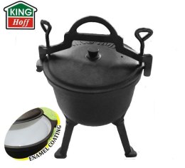 KOCIOŁEK ŻELIWNY MYŚLIWSKI 16L EMALIOWANY KiNGHOFF KH-2244