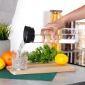 Karafka szklana z pokrywką na napoje wodę sok dzbanek 1L EXCELLENT HOUSEWARE 139636