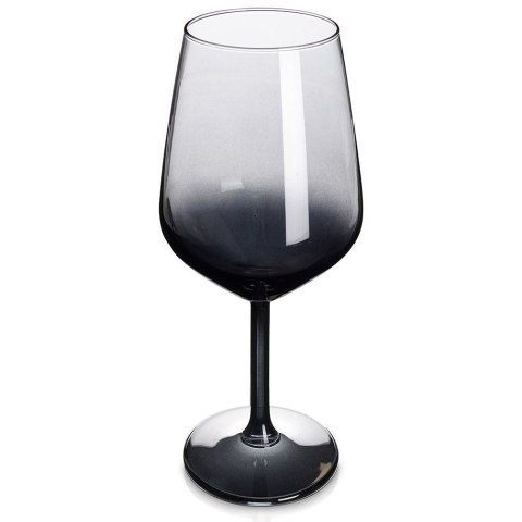 Kieliszek do wina białego czerwonego szklany czarny XXL duży 490ml VILDE 139303
