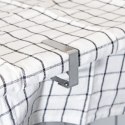 Klipsy do obrusu ceraty obrusa metalowe zestaw klipsów 4 sztuki BRUNBESTE BB-3343