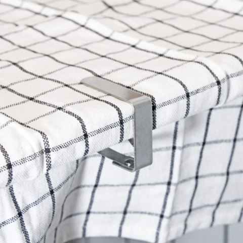 Klipsy do obrusu ceraty obrusa metalowe zestaw klipsów 4 sztuki BRUNBESTE BB-3343