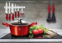 KOMPLET GARNKÓW 3-ele 24cm BERLINGER HAUS METALLIC BURGUNDY LINE BH-6779