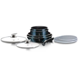 KOMPLET GARNKÓW 9-EL. CLICK & COOK BERLINGER HAUS METALLIC LINE AQUAMARINE BH-6146