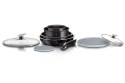 KOMPLET GARNKÓW 9 EL. CLICK & COOK BERLINGER HAUS METALLIC LINE CARBON PRO BH-6918