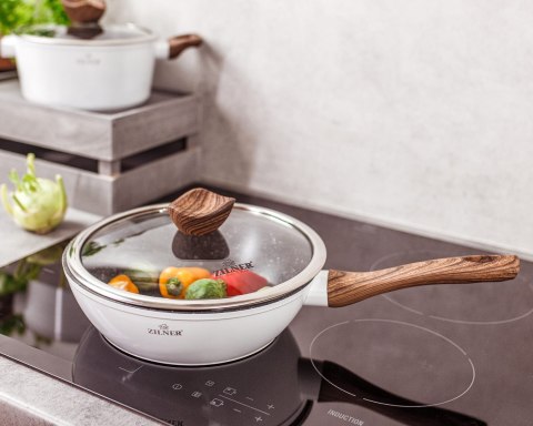 KOMPLET GARNKÓW z POWŁOKĄ MARMUROWĄ 15 EL. ZILNER WHITE LILLY ZL-8592