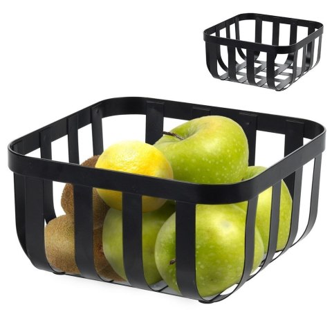 KOSZYK KOSZ NA OWOCE WARZYWA METALOWY CZARNY EXCELLENT HOUSEWARE 229028