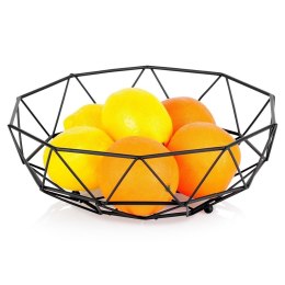 KOSZYK KOSZ NA OWOCE WARZYWA METALOWY CZARNY MISTY 28 CM NAVA 10-186-029