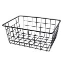 KOSZYK KOSZ NA OWOCE WARZYWA METALOWY POJEMNIK CZARNY 24X18X10CM LOFT HIT 730156