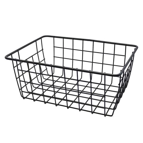 KOSZYK KOSZ NA OWOCE WARZYWA METALOWY POJEMNIK CZARNY 24X18X10CM LOFT HIT 730156