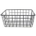 KOSZYK KOSZ NA OWOCE WARZYWA METALOWY POJEMNIK CZARNY 24X18X10CM LOFT HIT 730156