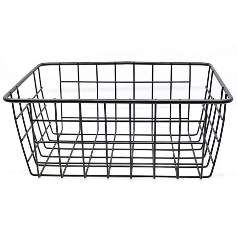 KOSZYK KOSZ NA OWOCE WARZYWA METALOWY POJEMNIK CZARNY 24X18X10CM LOFT HIT 730156