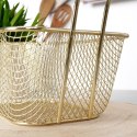 Koszyk na frytki do serwowania frytek metalowy złoty 24x10.5x13cm EXCELLENT HOUSEWARE 139305