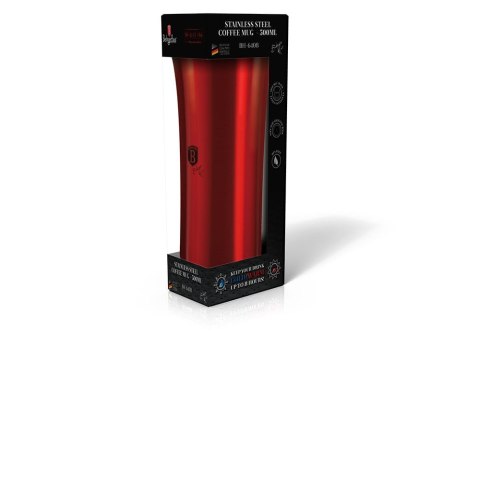 KUBEK TERMICZNY 500ml BERLINGER HAUS METALLIC LINE BURGUNDY BH-6408