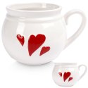 Kubek ceramiczny do kawy herbaty SERCE duży 800 ml ORION 129433