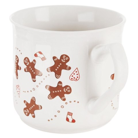 Kubek ceramiczny do kawy herbaty biały duży PIERNICZEK 700 ml ORION 129467