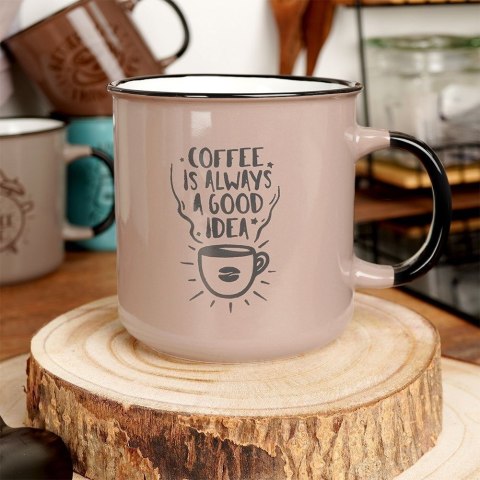 Kubek ceramiczny do kawy herbaty duży 700 ml VILDE 139206-C