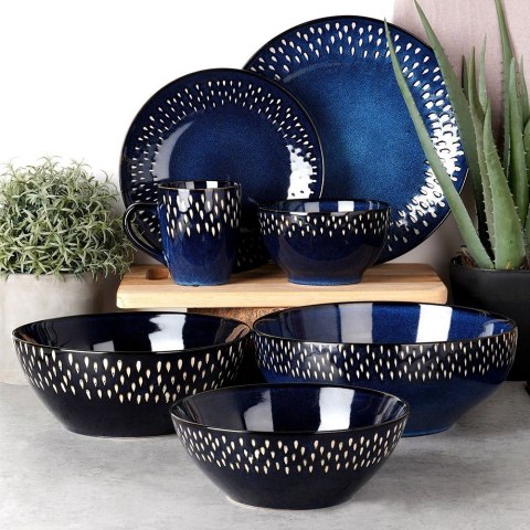 Kubek ceramiczny do kawy herbaty granatowy 350 ml SIAKI COLLECTION 139709