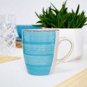 Kubek ceramiczny do kawy herbaty niebieski 380 ml SIAKI COLLECTION 139113-K
