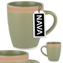 Kubek ceramiczny do kawy herbaty zielony mat ARTHENA GREEN 380 ml NAVA 10-141-066