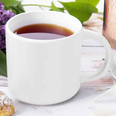 Kubek porcelanowy do kawy herbaty biały MONA 330 ml ORION 129629