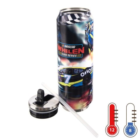 Kubek termiczny PUSZKA ze słomką ustnikiem do auta WYŚCIG 700 ml ORION 124823