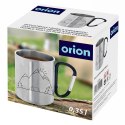 Kubek turystyczny metalowy stalowy z karabińczykiem na kemping 350 ml ORION 112440