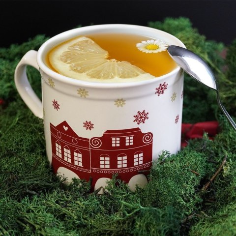 Kubek ze skarpetkami ceramiczny duży 500 ml 2 ele. ORION 128828