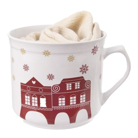 Kubek ze skarpetkami ceramiczny duży 500 ml 2 ele. ORION 128828