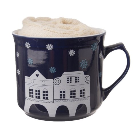 Kubek ze skarpetkami ceramiczny duży 500 ml 2 ele. ORION 128829
