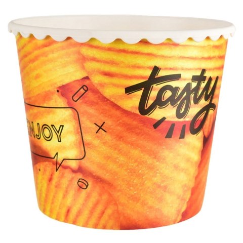 Kubełek na popcorn chipsy nachosy przekąski do filmu miska 2.3L ORION 121780