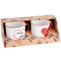 Kubki ceramiczne do kawy herbaty do kawy herbaty 300ml zestaw kubków komplet 2 sztuki SIAKI COLLECTION 124304