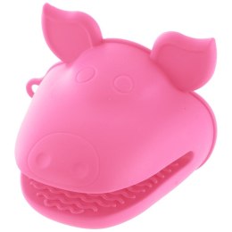 Łapka kuchenna silikonowa różowa mini rękawica SILLINIE ORION 152189-R