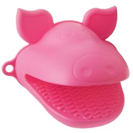 Łapka kuchenna silikonowa różowa mini rękawica SILLINIE ORION 152189-R