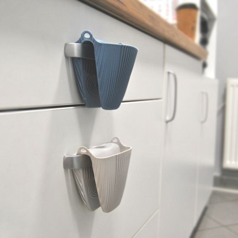Łapka kuchenna silikonowa szara mini rękawica EXCELLENT HOUSEWARE 152109-C