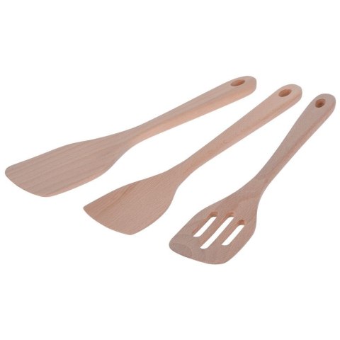 Łopatki kuchenne drewniane 30cm łopatka drewniana 3-ele EXCELLENT HOUSEWARE 140115