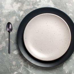 ŁYŻECZKI DO HERBATY KOMPLET ŁYŻECZEK ZESTAW 6 SZT SZTUĆCE CZARNE POŁYSK EXCELLENT HOUSEWARE 139006