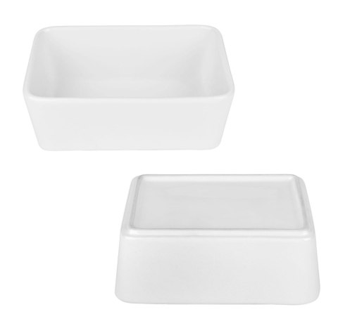 MASELNICZKA CERAMICZNA Z NOŻYKIEM KONIGHOFFER KG-4264 BIAŁA
