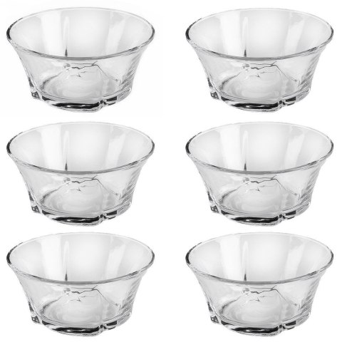 MISECZKI SZKLANA DO SERWOWANIA 12CM 310ML ZESTAW MISEK 6 SZTUK ORION 140473