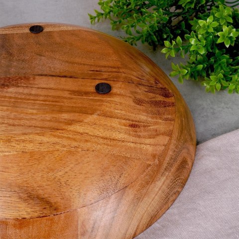 MISKA DREWNIANA DO SERWOWANIA PRZEKĄSEK CHIPSÓW 25.5CM 1.2L VILDE 259652