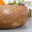 MISKA DREWNIANA DO SERWOWANIA PRZEKĄSEK CHIPSÓW KOSZYK NA OWOCE MANGO 18.5CM 900ML ORION 120285