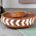 MISKA DREWNIANA DO SERWOWANIA PRZEKĄSEK SAŁATEK NA OWOCE 20CM 850ML VILDE 259688