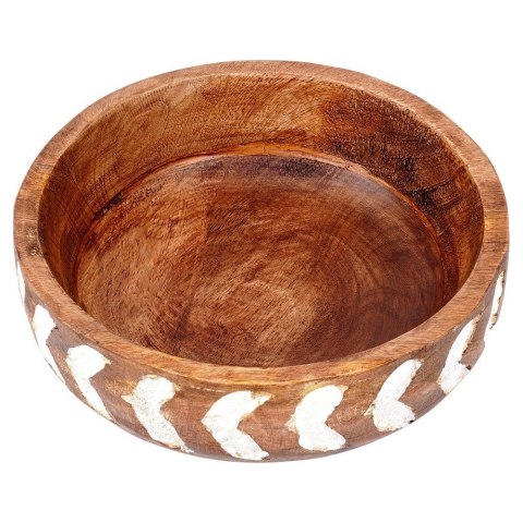 MISKA DREWNIANA DO SERWOWANIA PRZEKĄSEK SAŁATEK NA OWOCE 20CM 850ML VILDE 259688