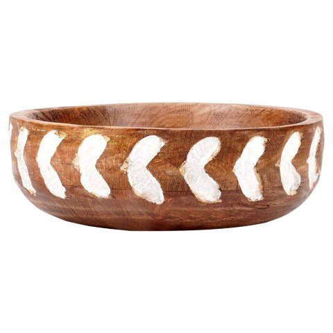MISKA DREWNIANA DO SERWOWANIA PRZEKĄSEK SAŁATEK NA OWOCE 20CM 850ML VILDE 259688