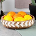MISKA DREWNIANA DO SERWOWANIA PRZEKĄSEK SAŁATEK NA OWOCE 24CM 1.3L VILDE 259689