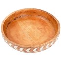 MISKA DREWNIANA DO SERWOWANIA PRZEKĄSEK SAŁATEK NA OWOCE 30.5CM 2.5L VILDE 259690
