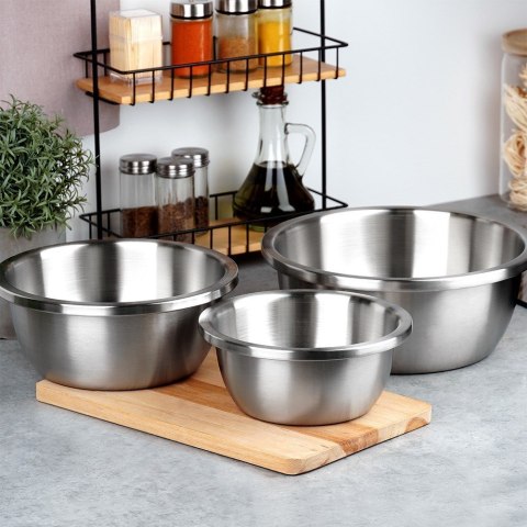 MISKA KUCHENNA DO MIKSOWANIA METALOWA STALOWA ACER 28CM 4.3L NAVA 10-261-003