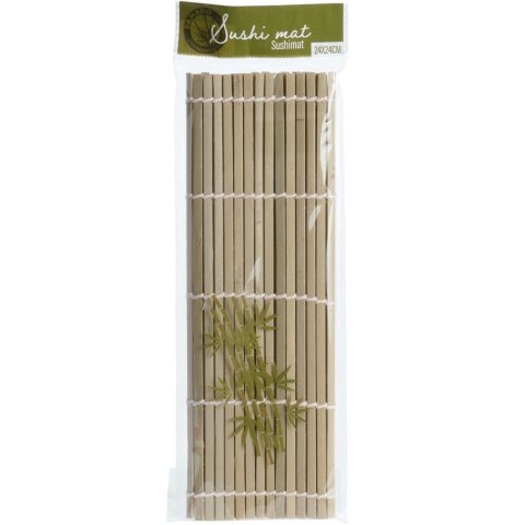 Mata do rolowania robienia zwijania sushi bambusowa 24x24cm EXCELLENT HOUSEWARE 870112