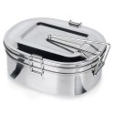 Menażka harcerska obiadowa turystyczna wojskowa stalowa 350 / 900 ml 2 ele. REDCLIFFS 229141